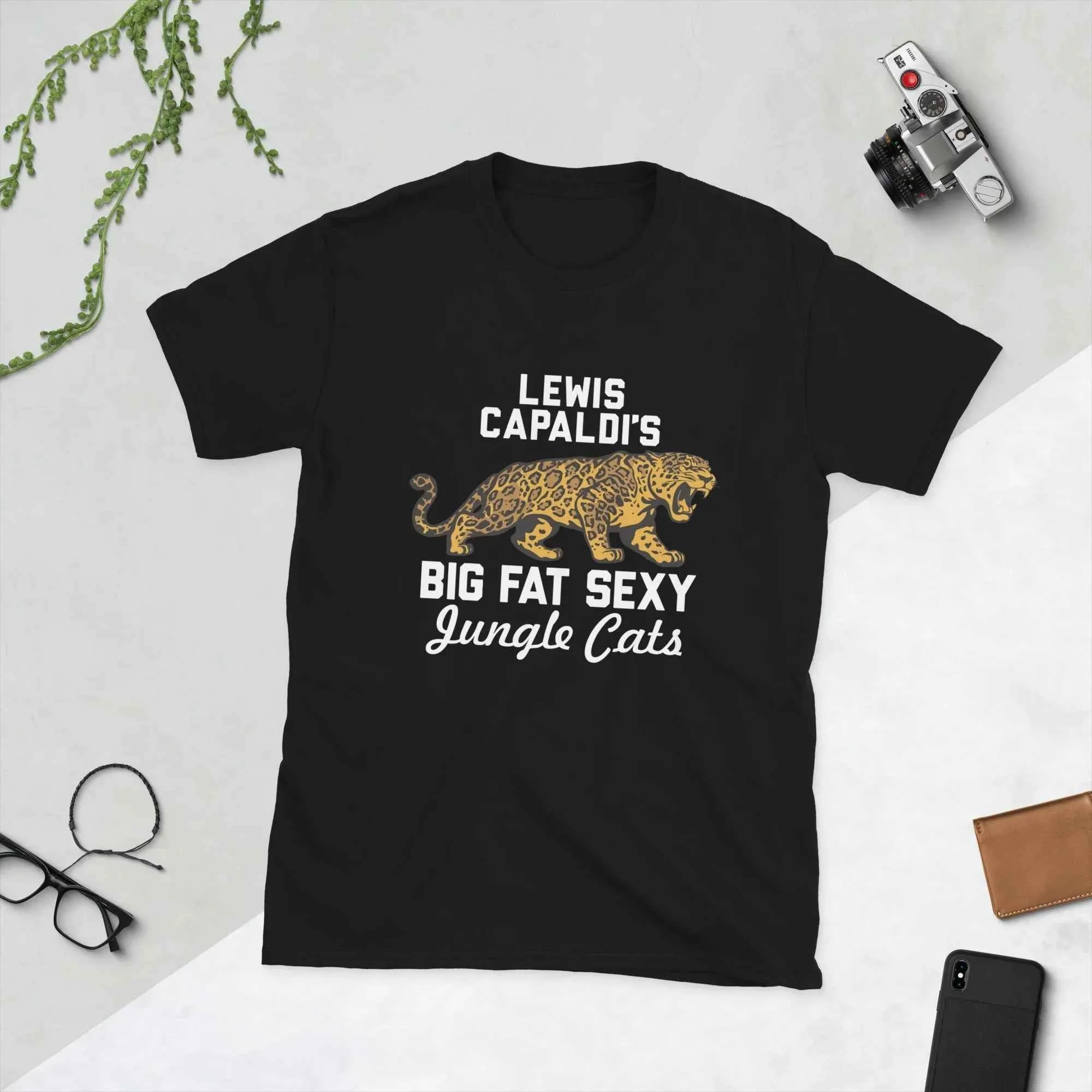 Lewis Capaldi Fan Shirt | Jungle Cats Graphic Tee Made From 100% Sustainable Cotton