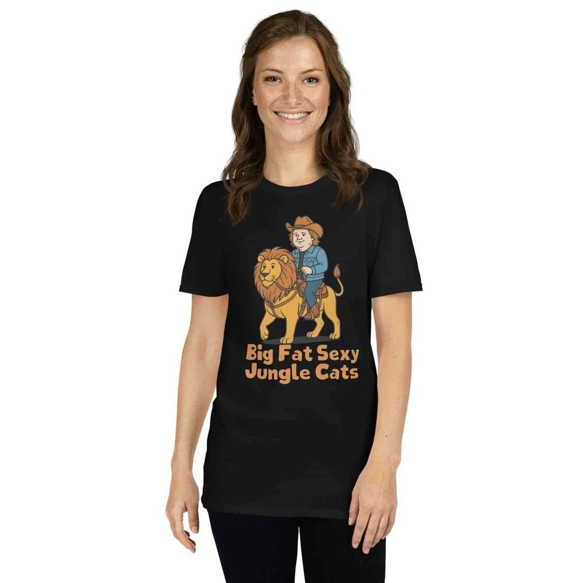 Lewis Capaldi T-Shirt �C Unisex Cotton Tee with Big Fat Sexy Jungle Cats Design