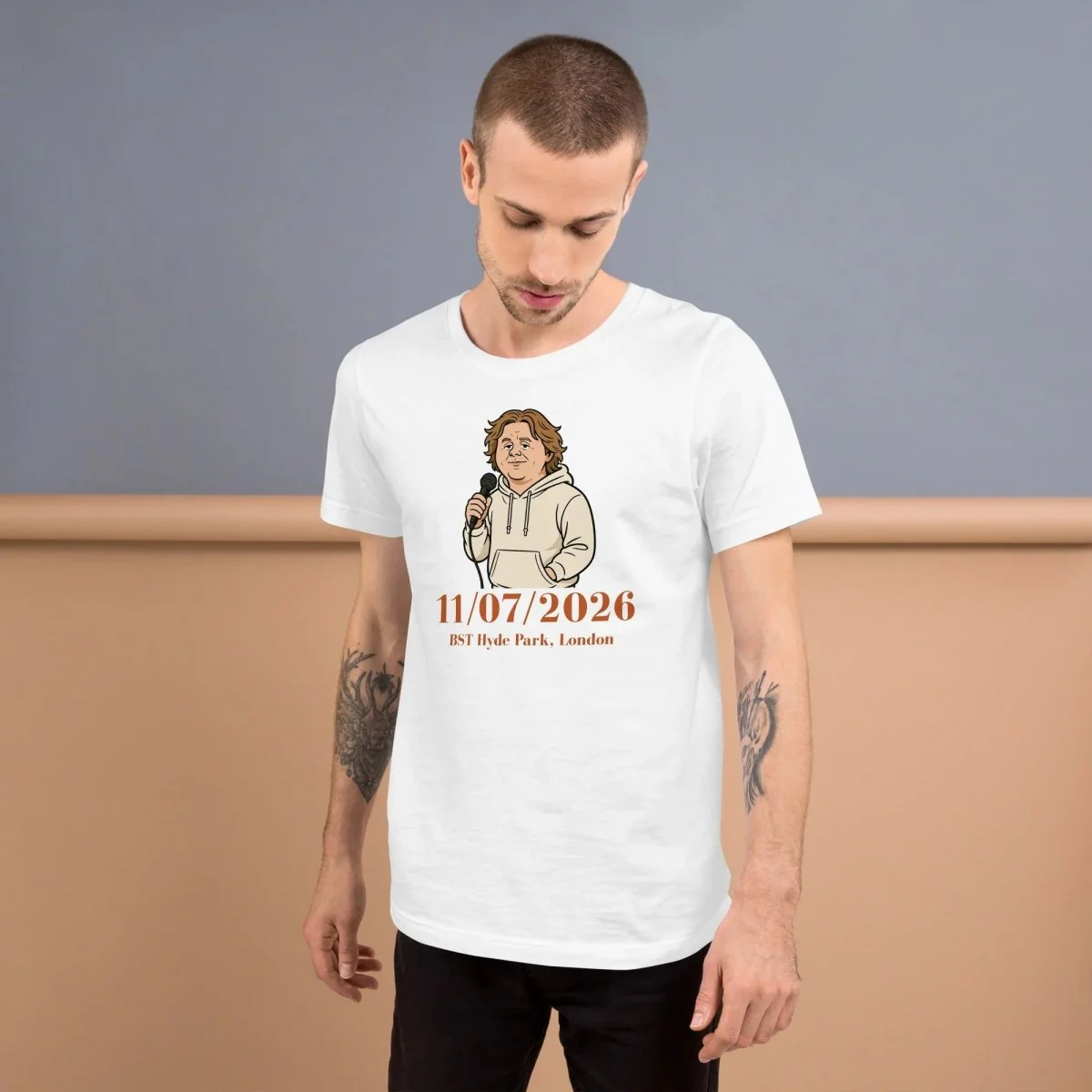 Lewis Capaldi 2026 Tour T-Shirt Unisex - BST Hyde Park Concert Merch