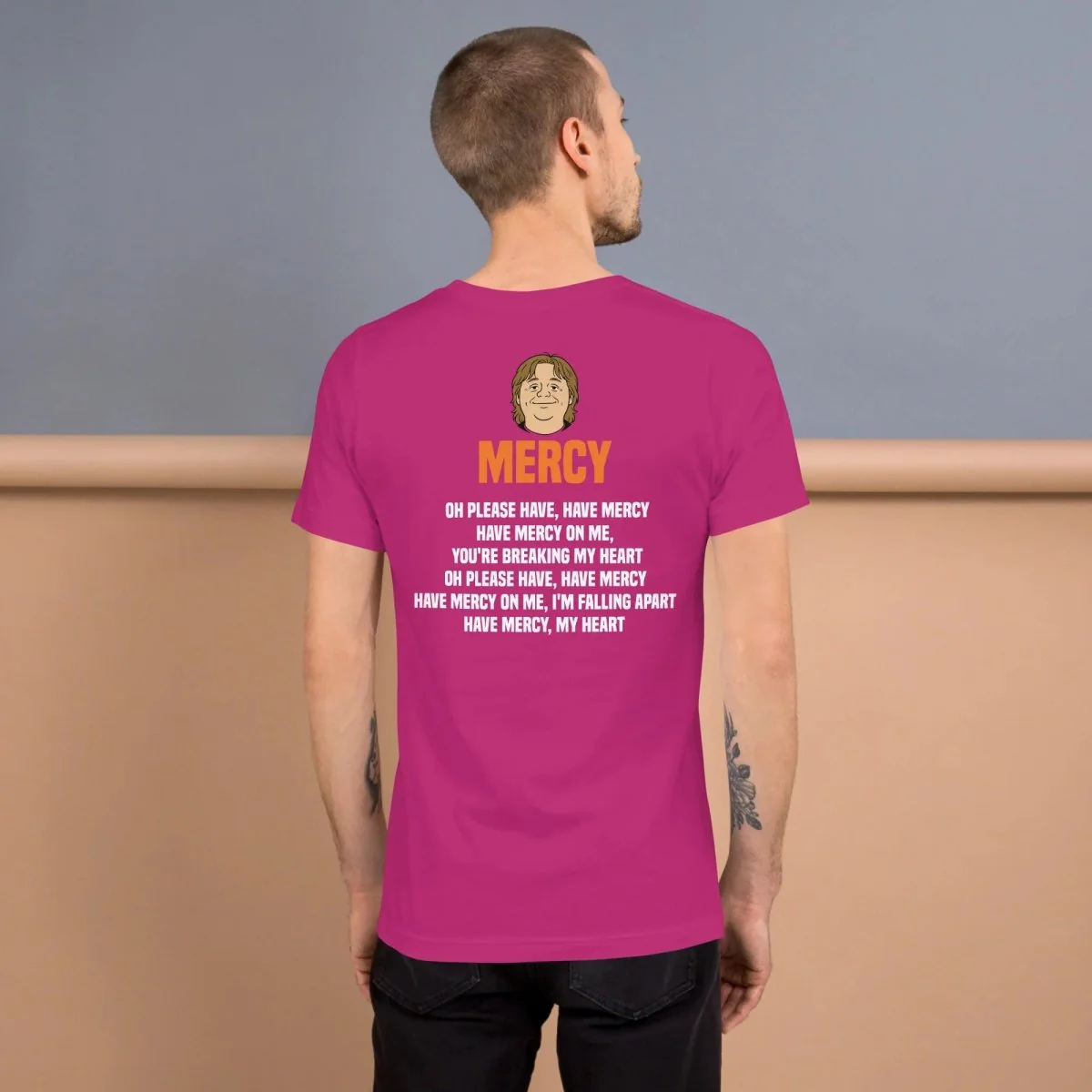 Lewis Capaldi Mercy Lyrics T-Shirt | Unisex Cotton Fan Merch