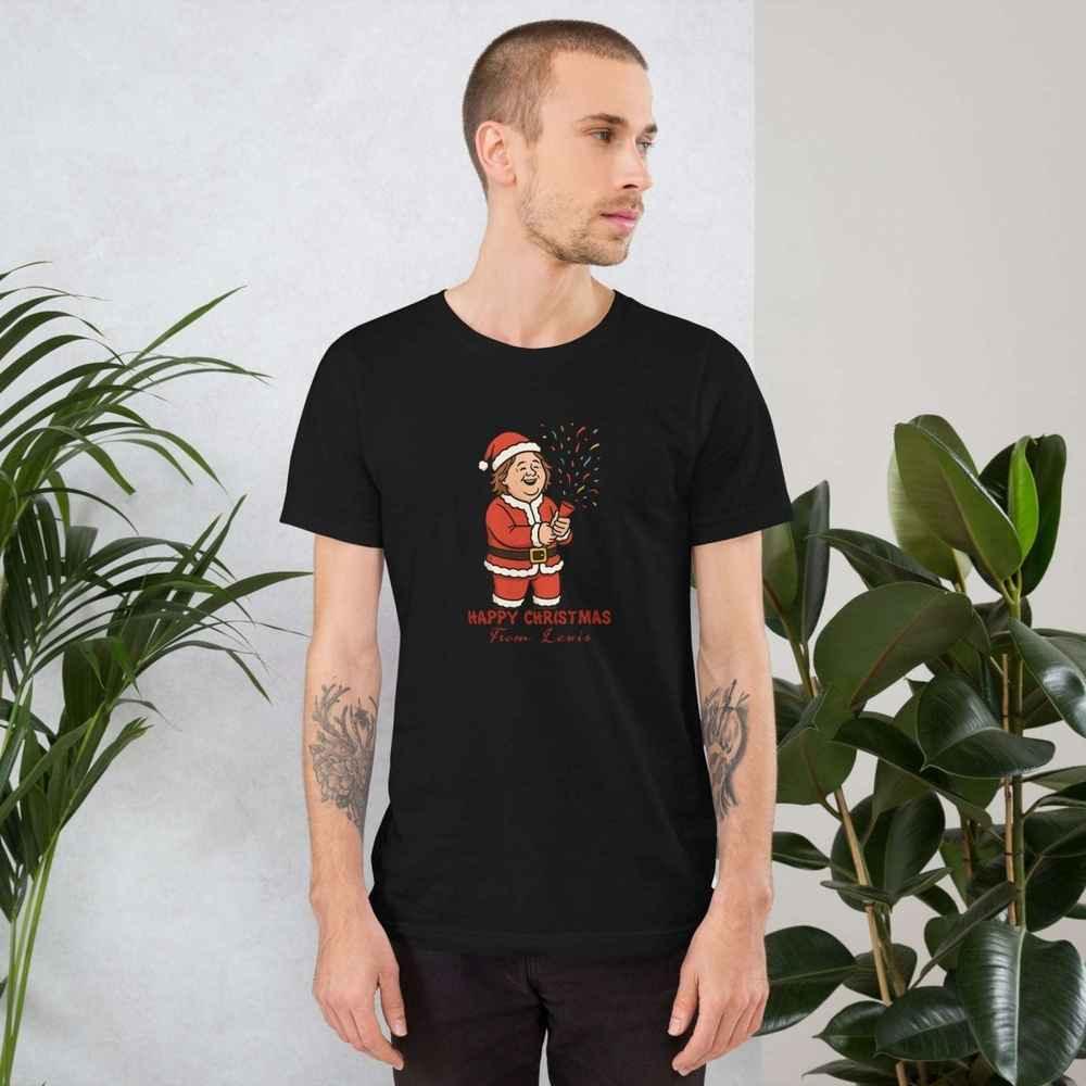 Lewis Capaldi Unisex Cotton T-Shirt | Graphic Christmas Tee