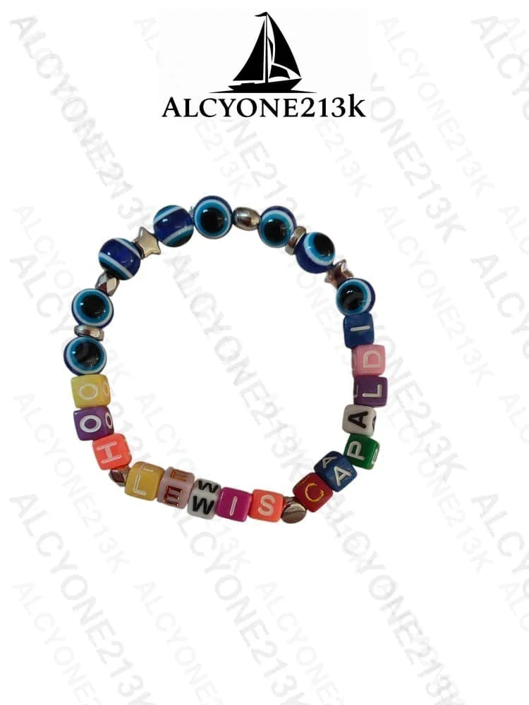 Lewis Capaldi Mystery Bracelets Pack of 10 | Colorful Alphabet Beads