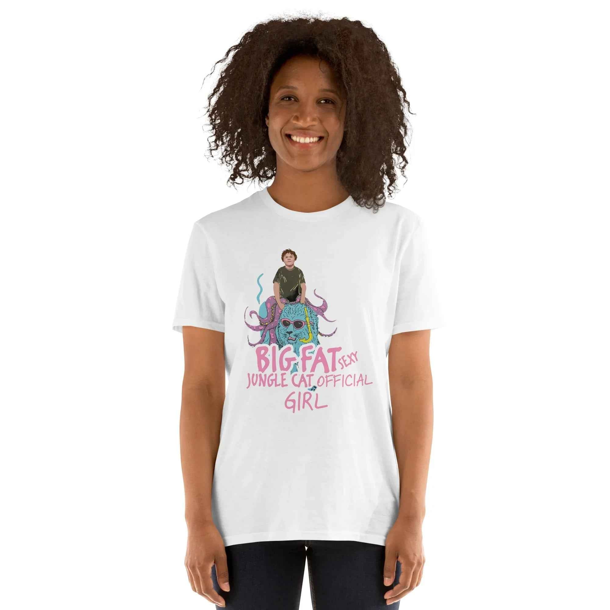 Lewis Capaldi T-Shirt | Big Fat Sexy Jungle Cats Graphic Tee for Girls | Premium Cotton