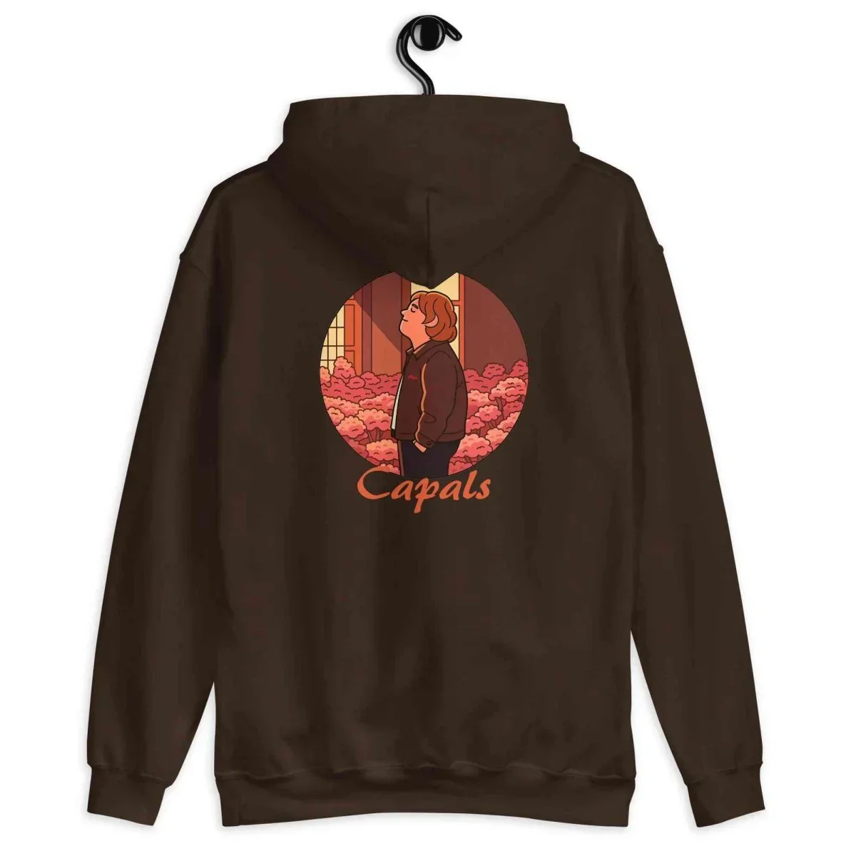 Lewis Capaldi Hoodie | Unisex Retro Graphic Sweatshirt - Black - Capals