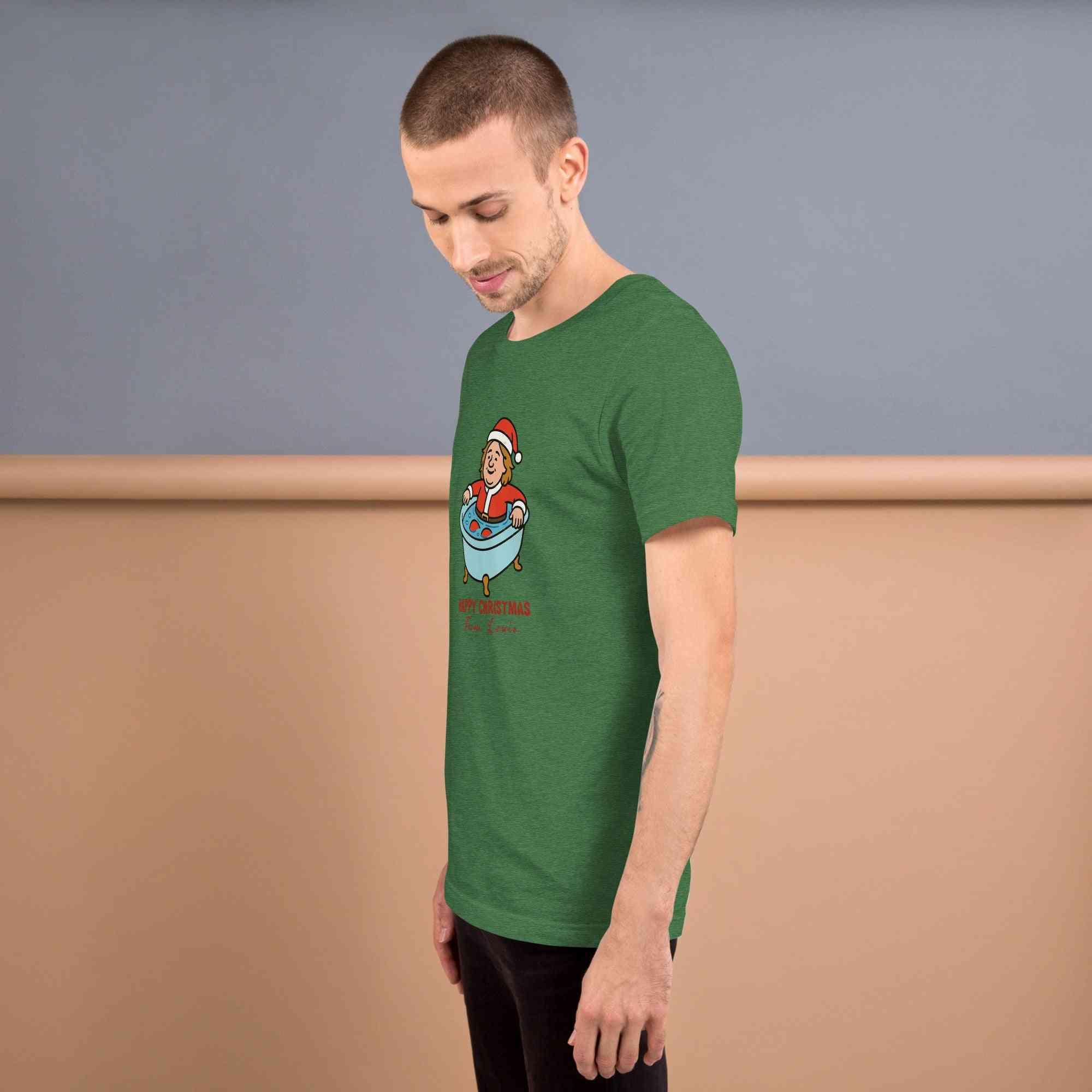 Lewis Capaldi Christmas T-Shirt - Unisex Eco-Friendly Festive Graphic Tee