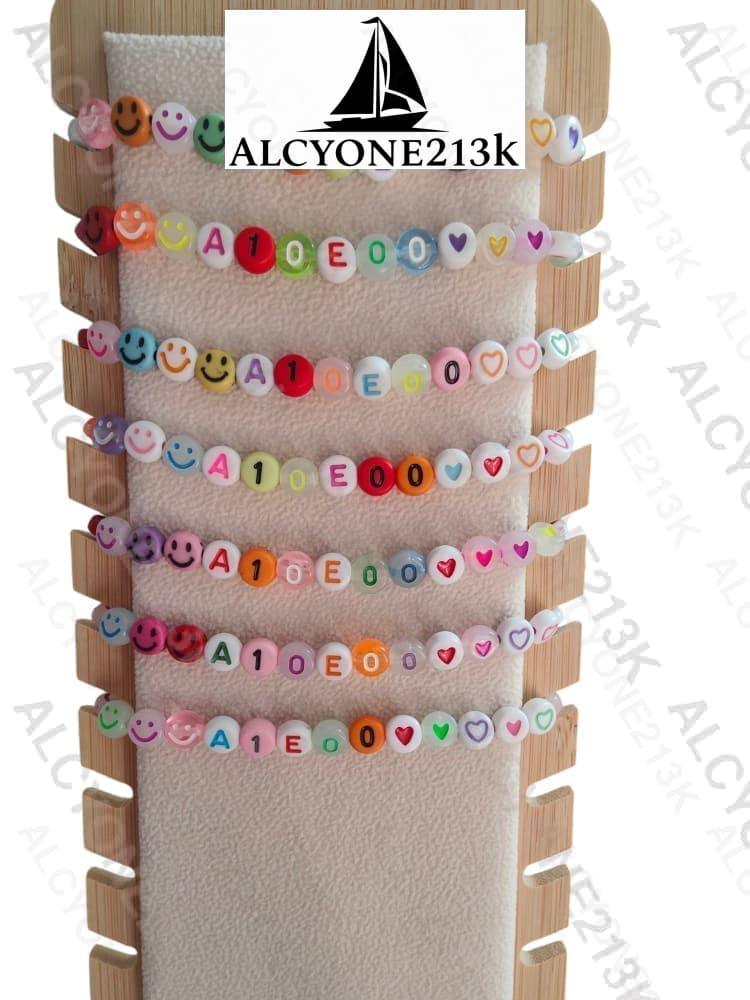 Lewis Capaldi Mystery Bracelets Pack of 10 | Colorful Alphabet Beads