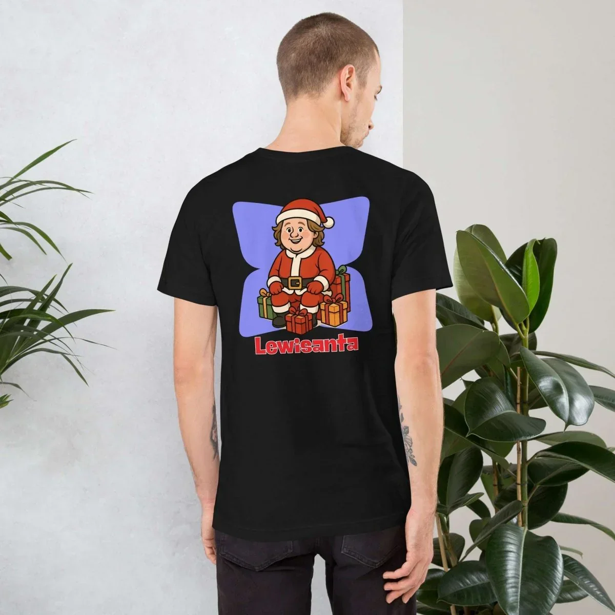 Lewis Capaldi Christmas T-Shirt | Organic Cotton Unisex Festive Tee