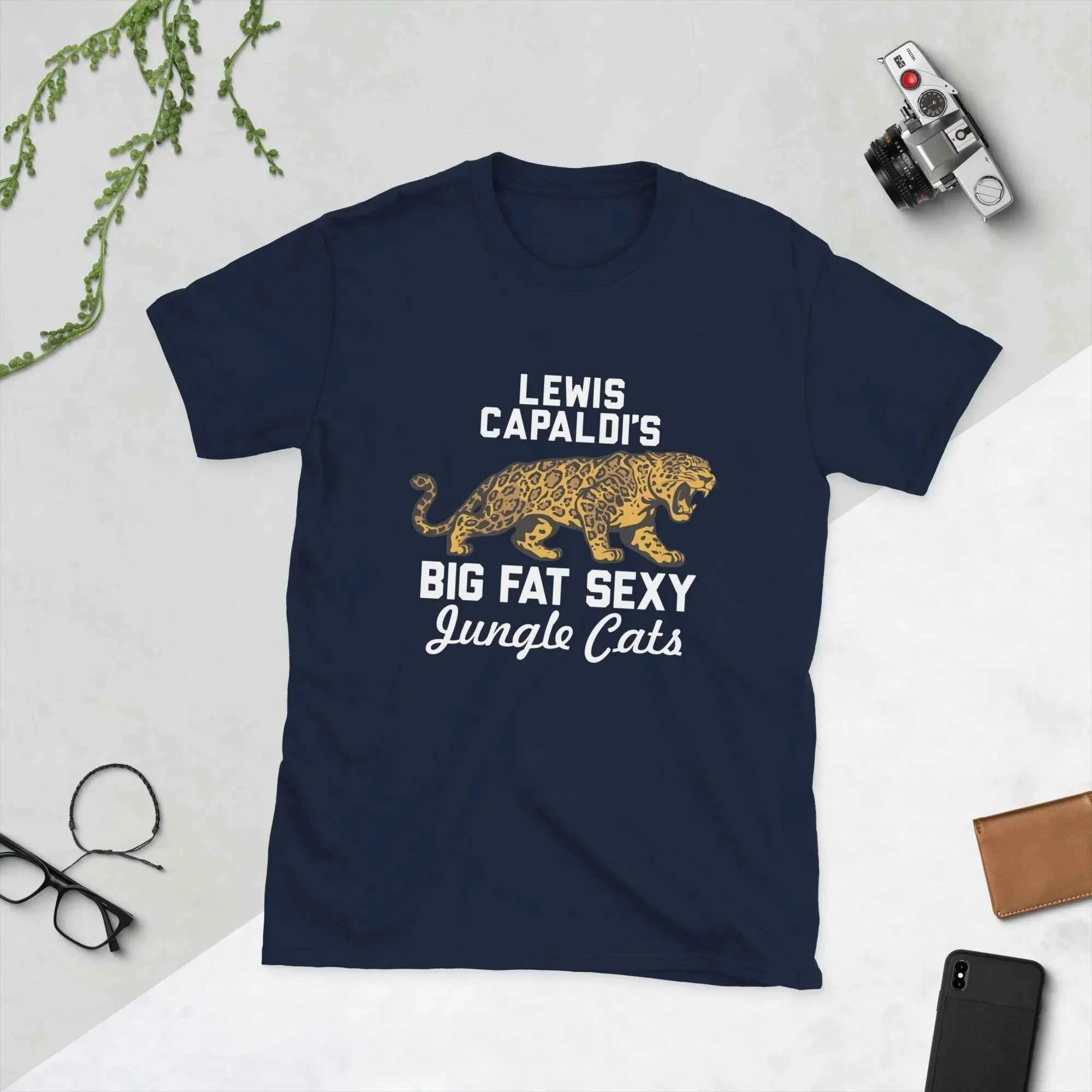 Lewis Capaldi Fan Shirt | Jungle Cats Graphic Tee Made From 100% Sustainable Cotton