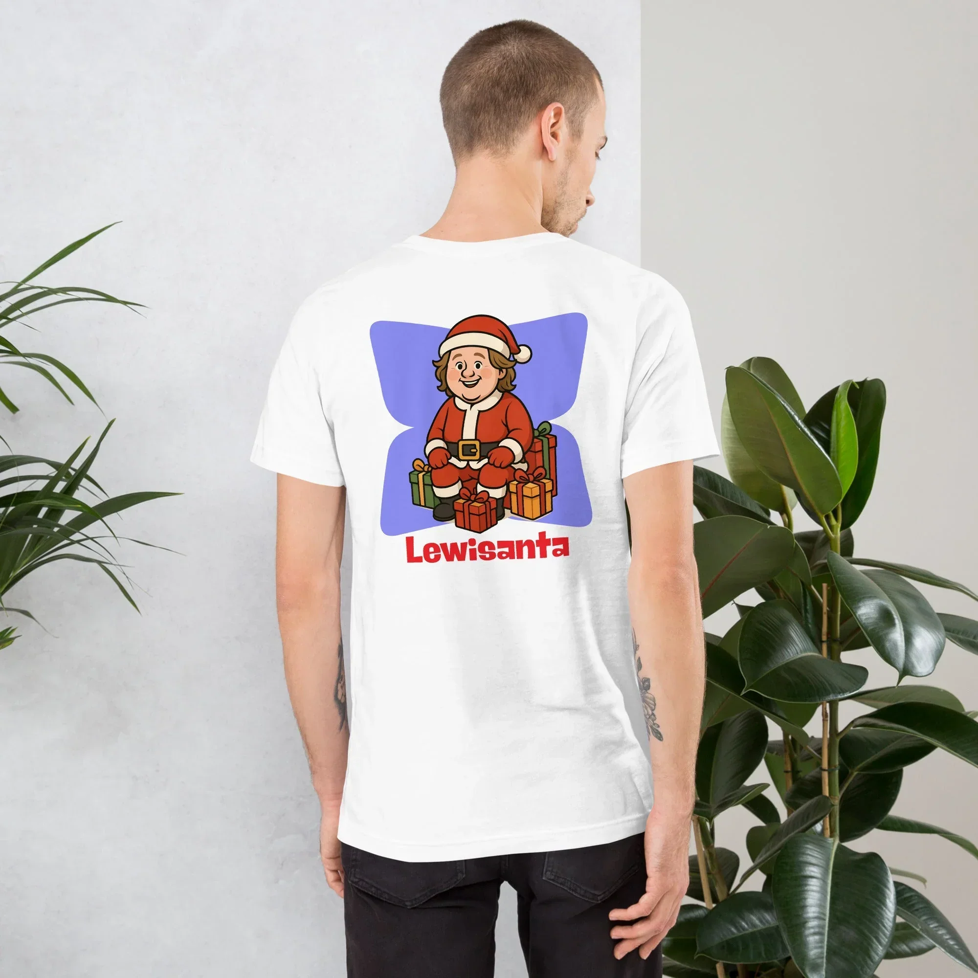 Lewis Capaldi Christmas T-Shirt | Organic Cotton Unisex Festive Tee