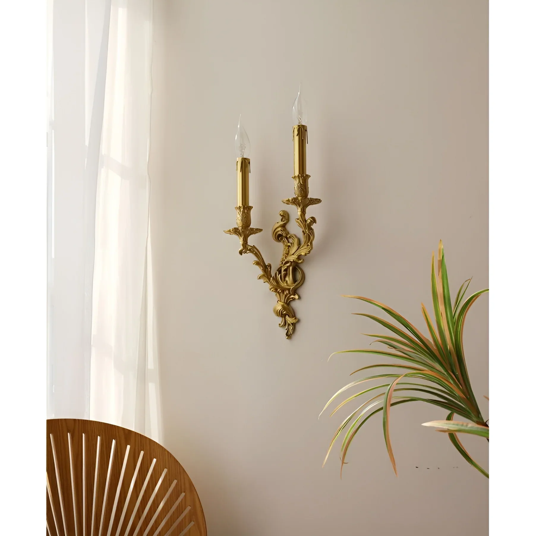 Luxury Wall Lamp in the Classic French Style, Living Room, Bedroom