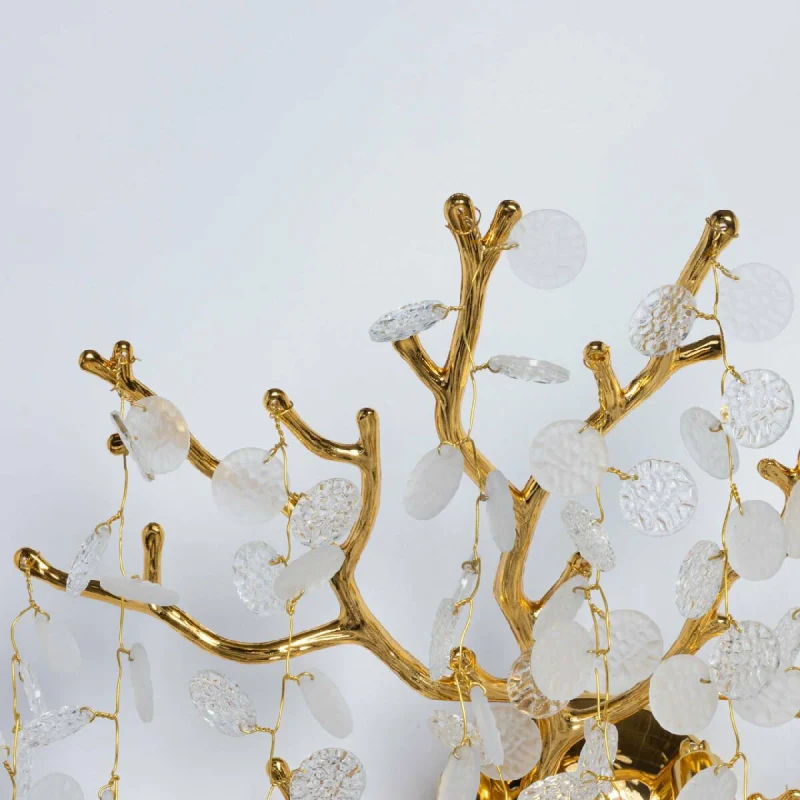 Luxury Wall Lamp with Glass Discs for Living Room, Bedroom