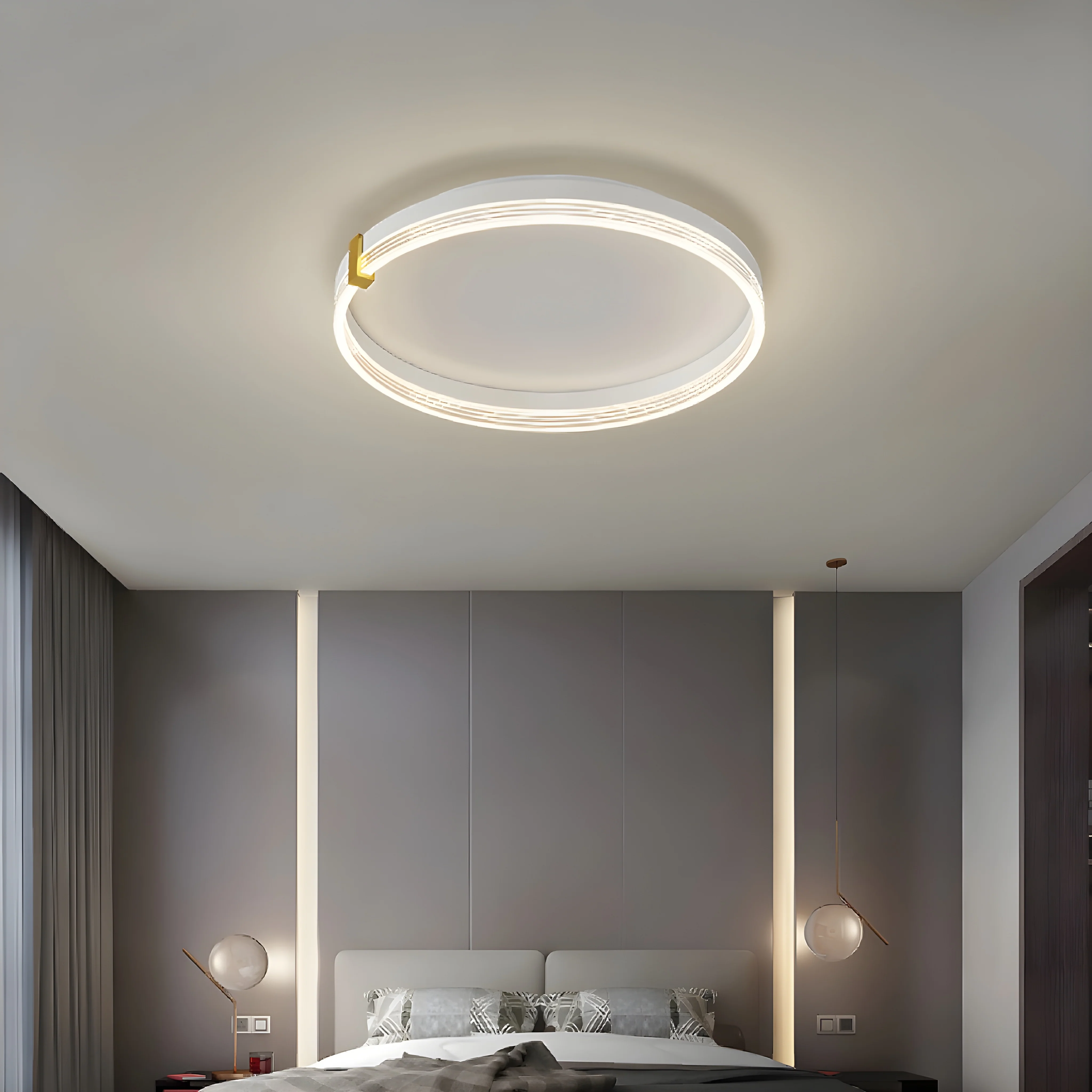 Wadenswil | Luxury Minimalistic LED Ceiling Lamp for Bedroom