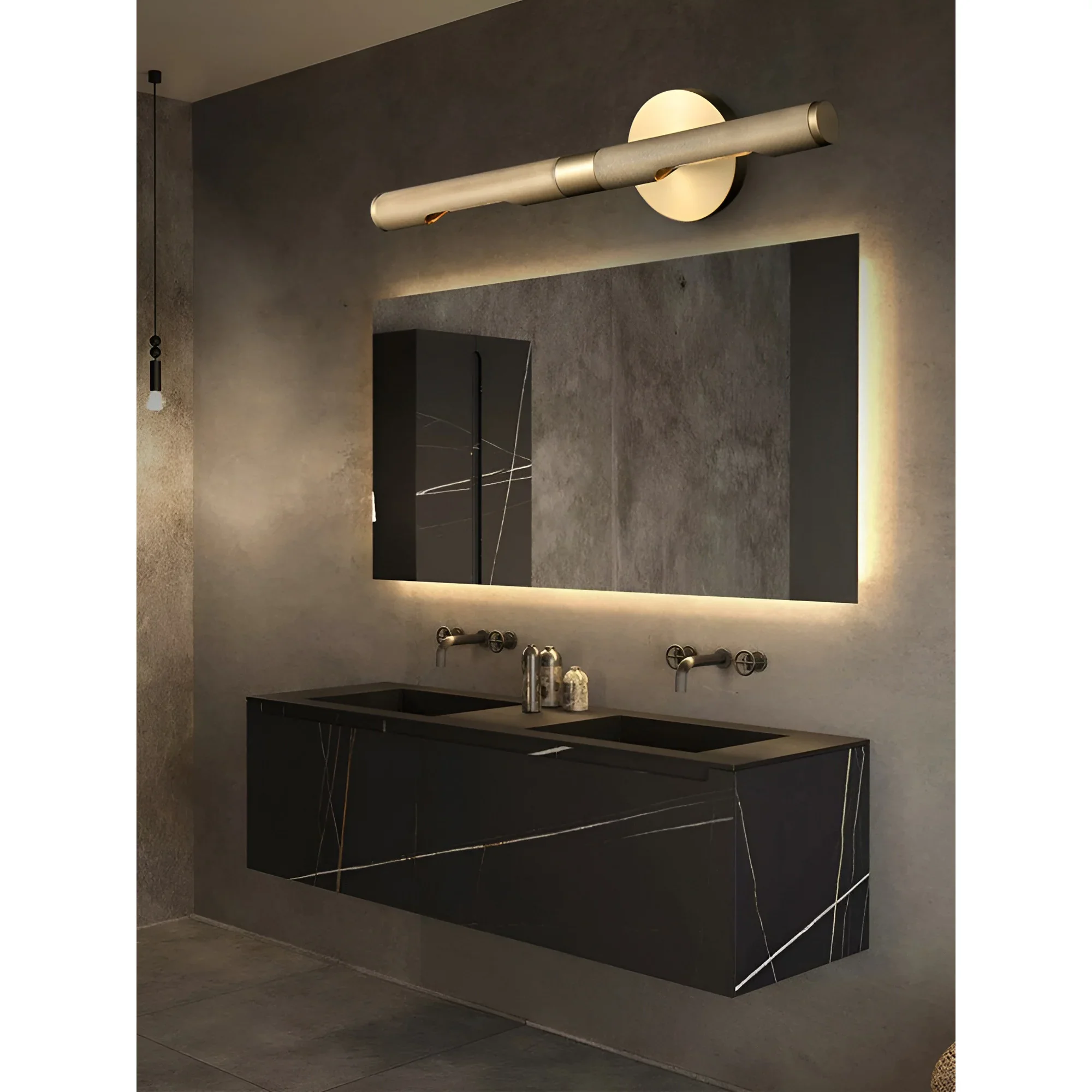 Modern Wall Lamp in the Futuristic Style for Bathroom, Bedroom