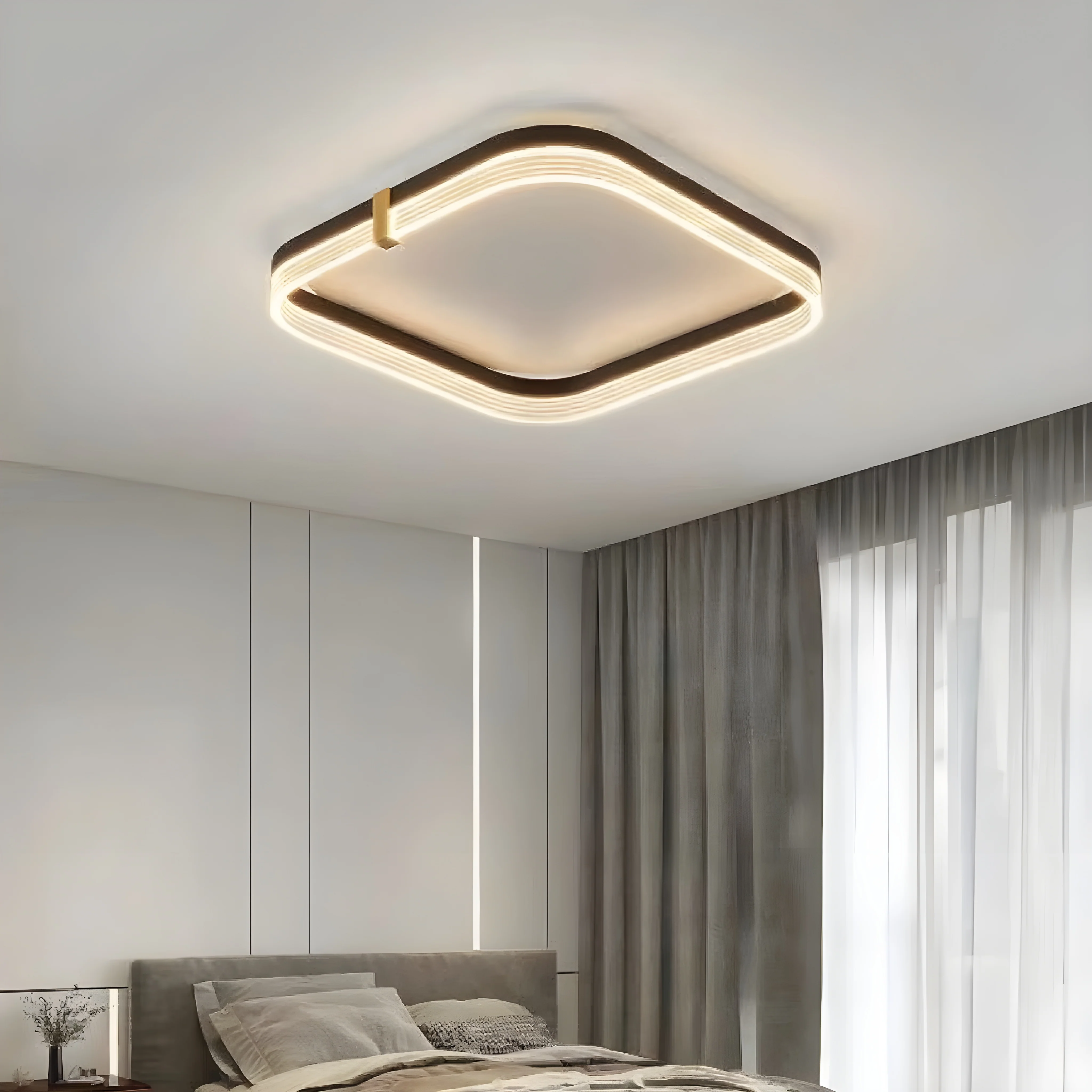 Wadenswil | Luxury Minimalistic LED Ceiling Lamp for Bedroom