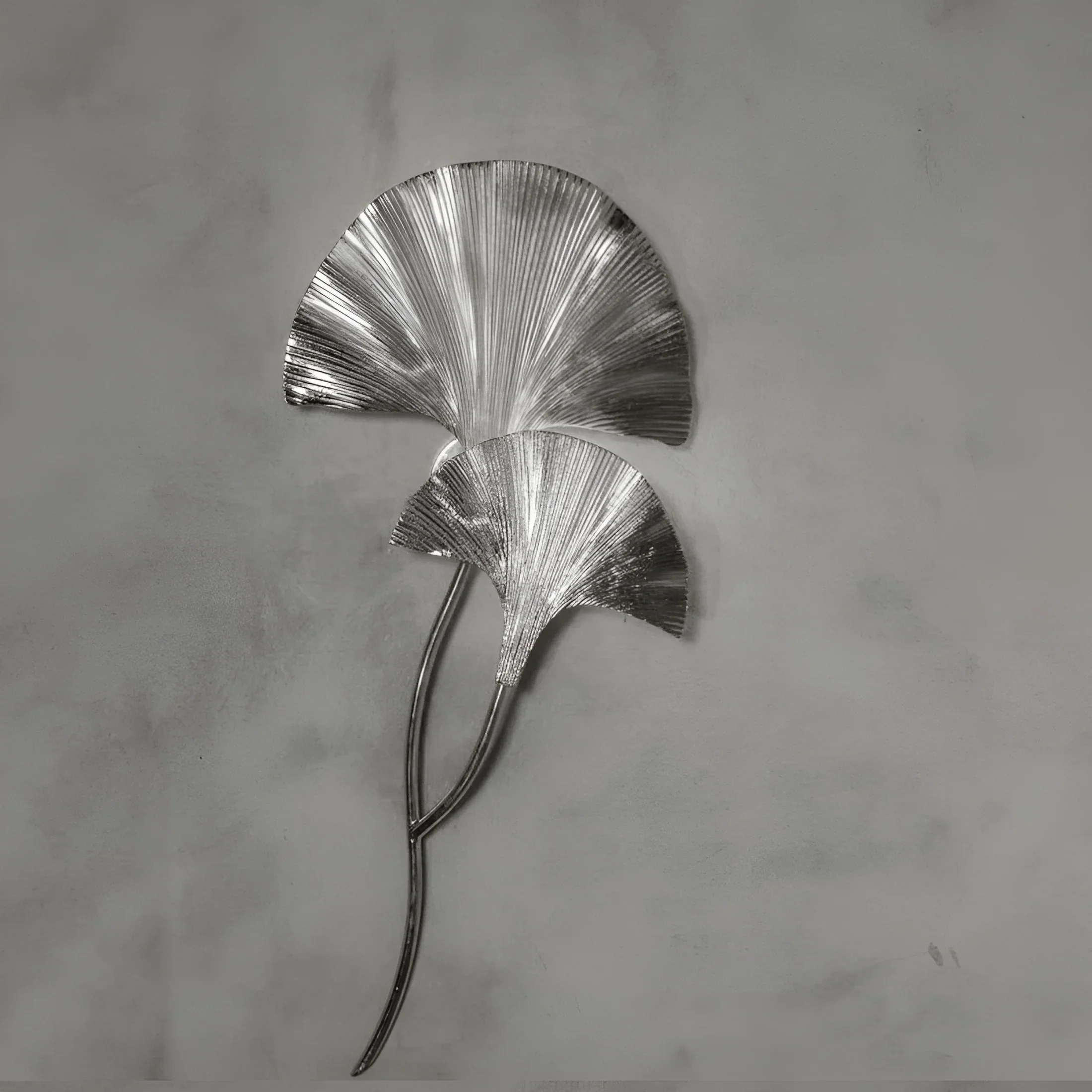 Luxury Wall Lamp in the Shape of Ginkgo Leaf for Living Room, Bedroom