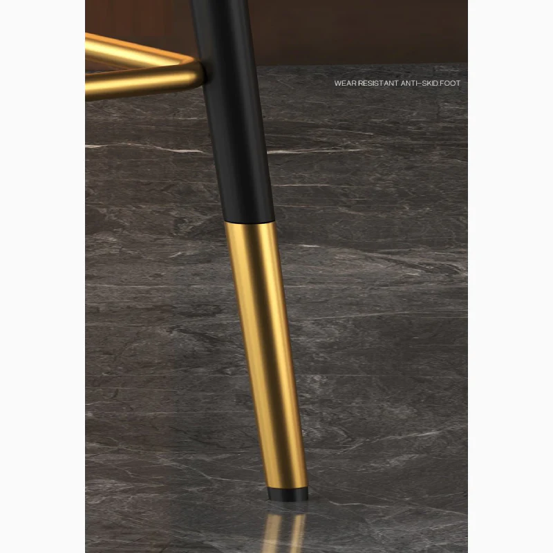 Modern Rotating High Bar Chair with Backrest for Living Room and Restaurants