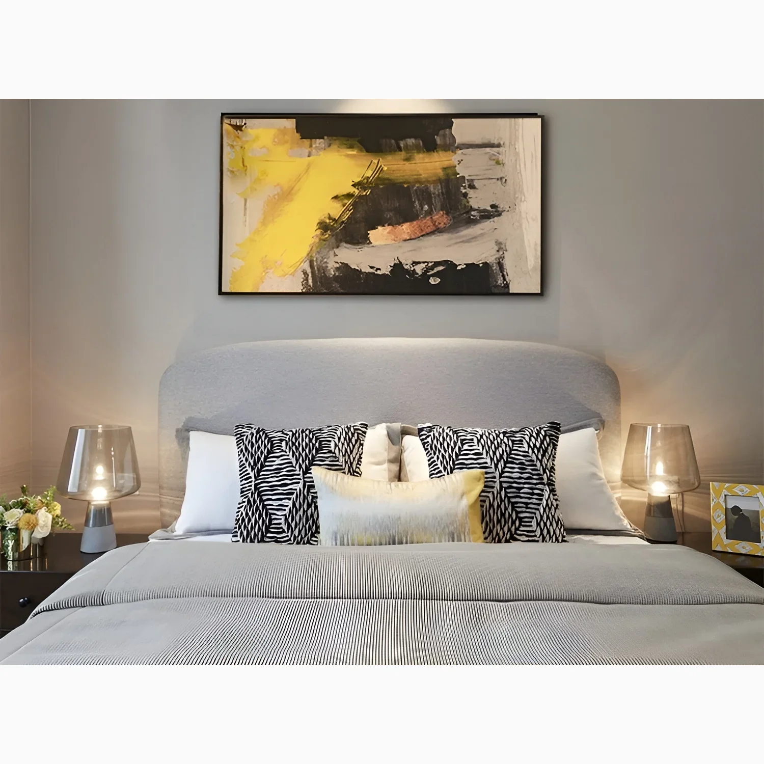 Greifensee | Modern Glass Night Lamp in a Nordic Style