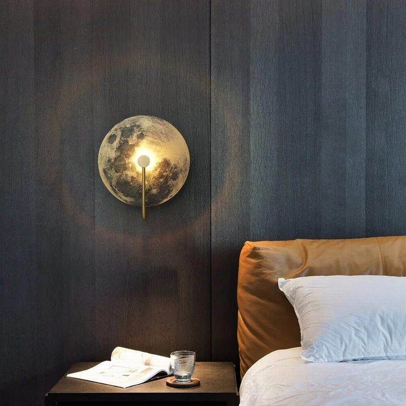 Creative Wall Lamp in the Shape of the Moon, Living Room, Bedroom