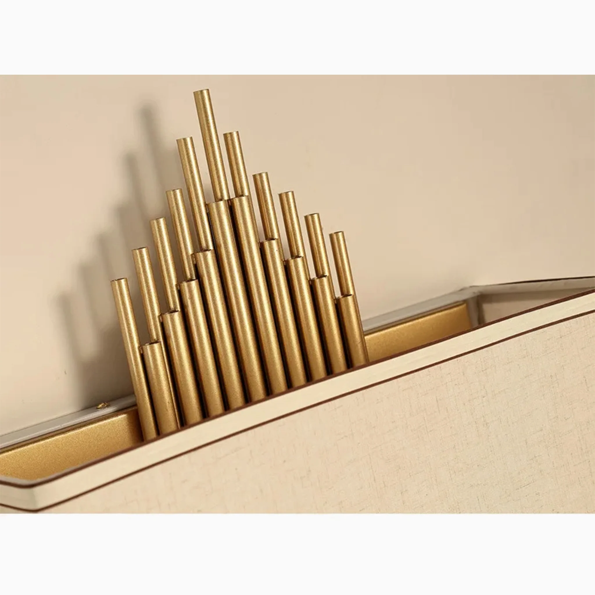 Stein am Rhein | Elegant Metal and Fabric Wall Sconce