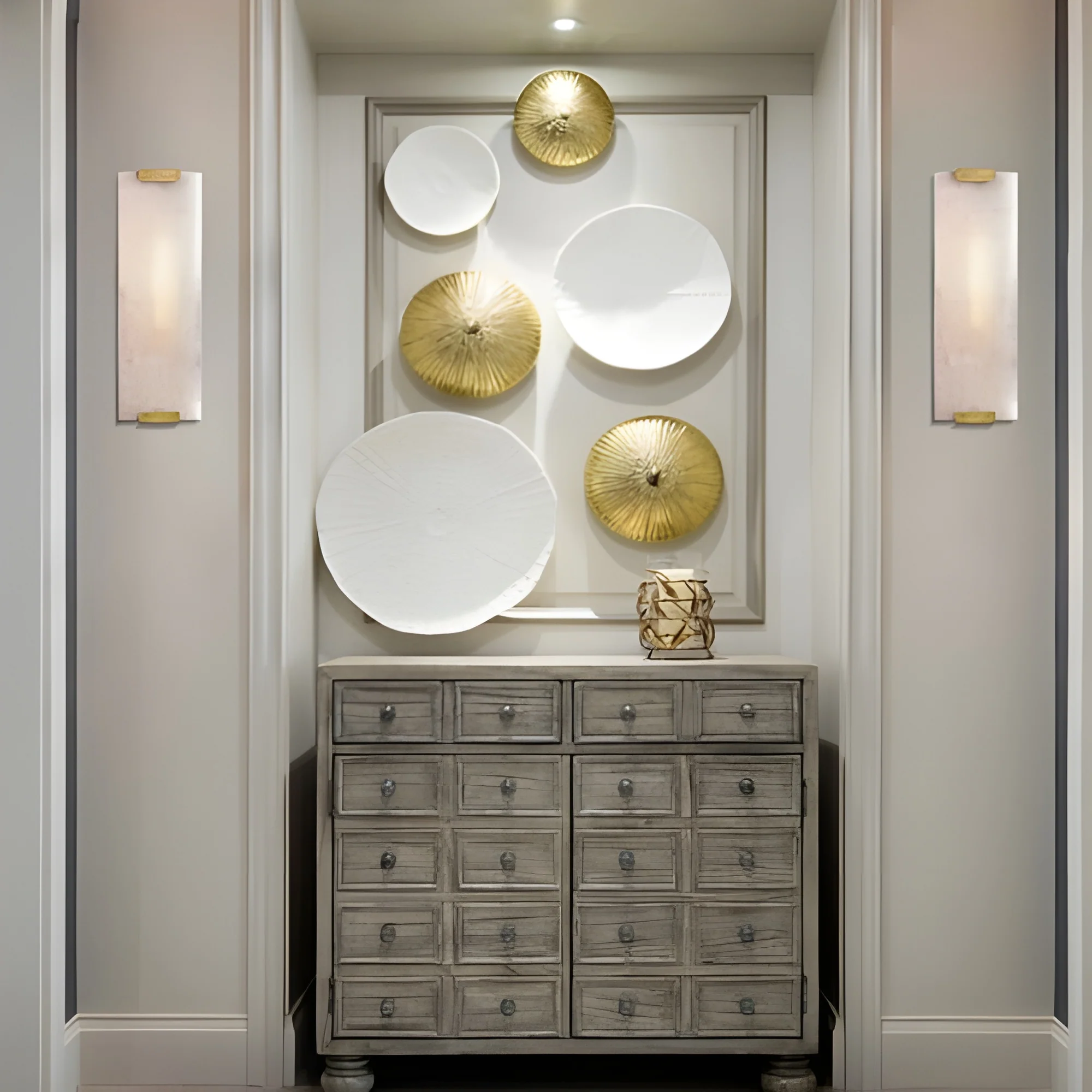 Modern Marble Wall Lamp in Postmodern Style for Dining Room, Bedroom