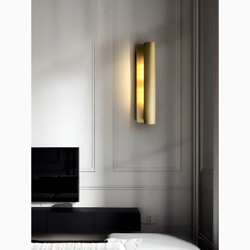 Luxury Wall Lamp in the Shape of Scroll for Bathroom, Living Room
