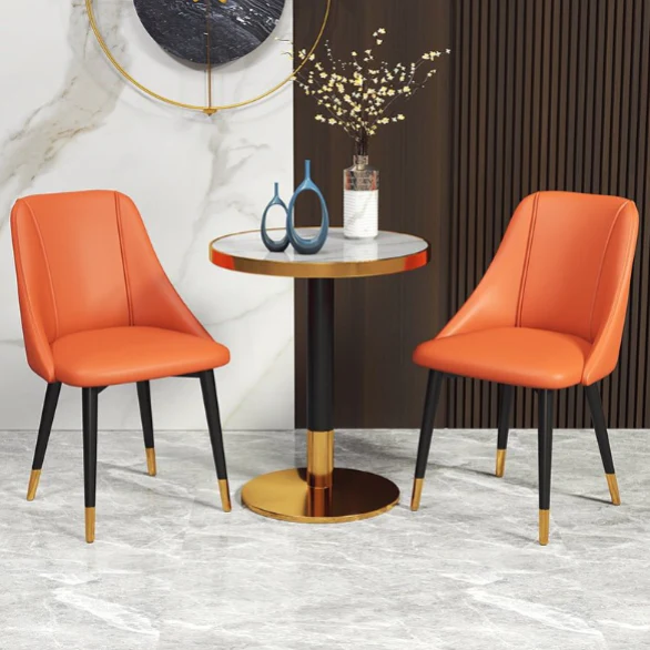 Nordic Iron Desk Stool Dining Chair