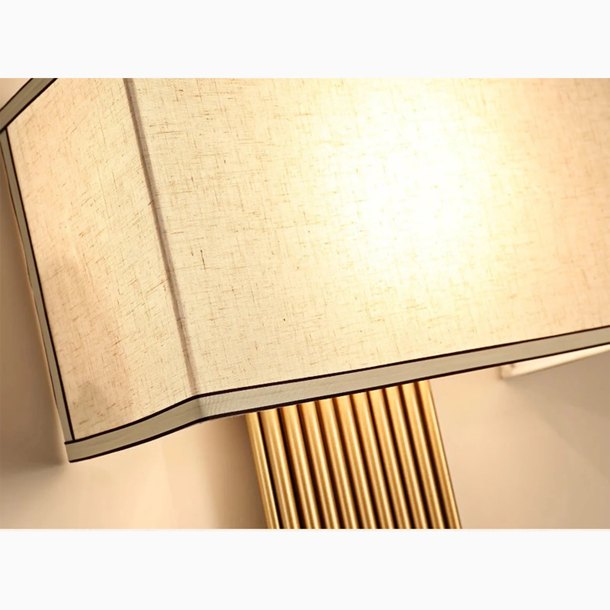 Stein am Rhein | Elegant Metal and Fabric Wall Sconce