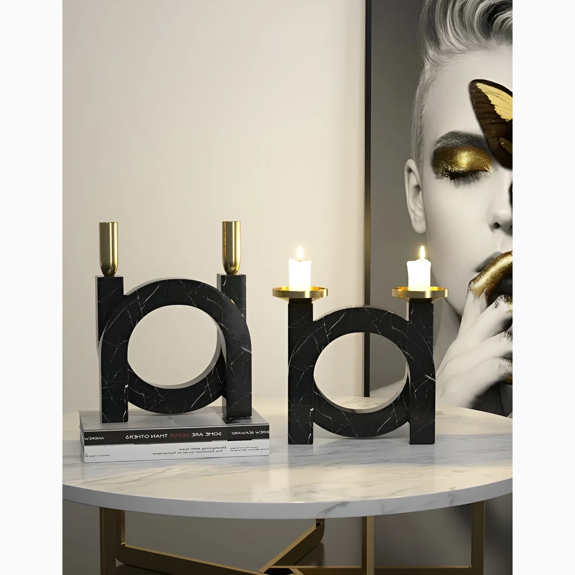 Modern Marble Nordic Style Candle Holder