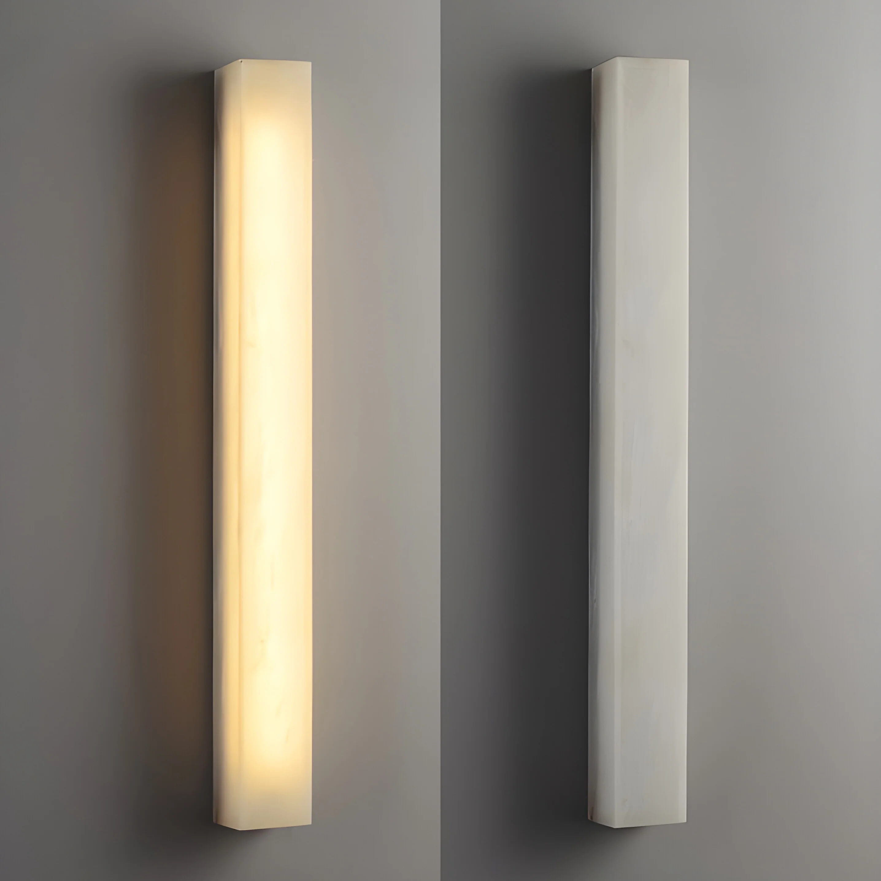 Modern Marble Wall Lamp in Minimalistic Style for Living Room, Bedroom
