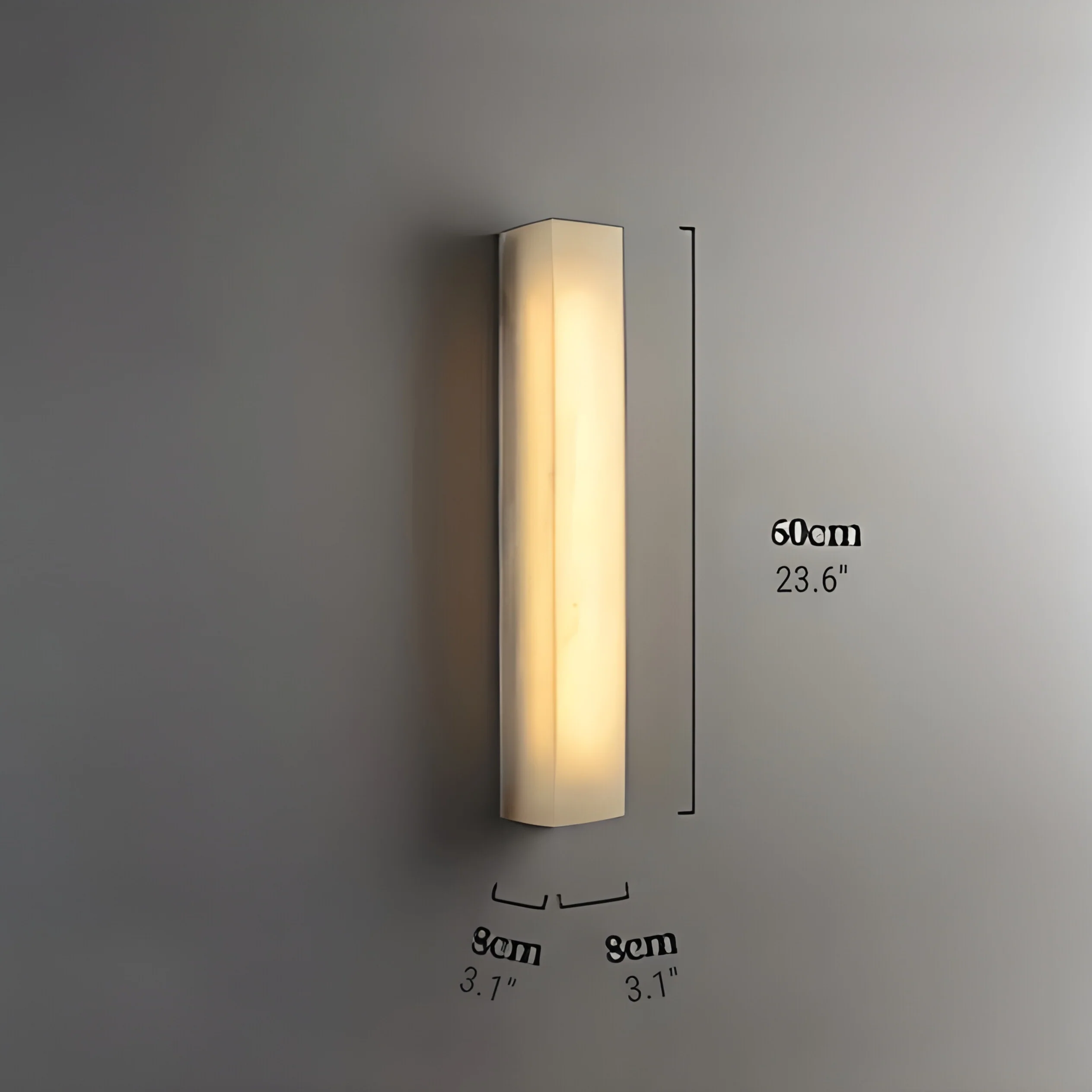 Modern Marble Wall Lamp in Minimalistic Style for Living Room, Bedroom