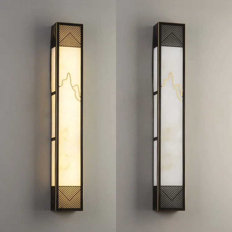 Modern Wall Lamp in New Japanese Style for Living Room, Bedroom