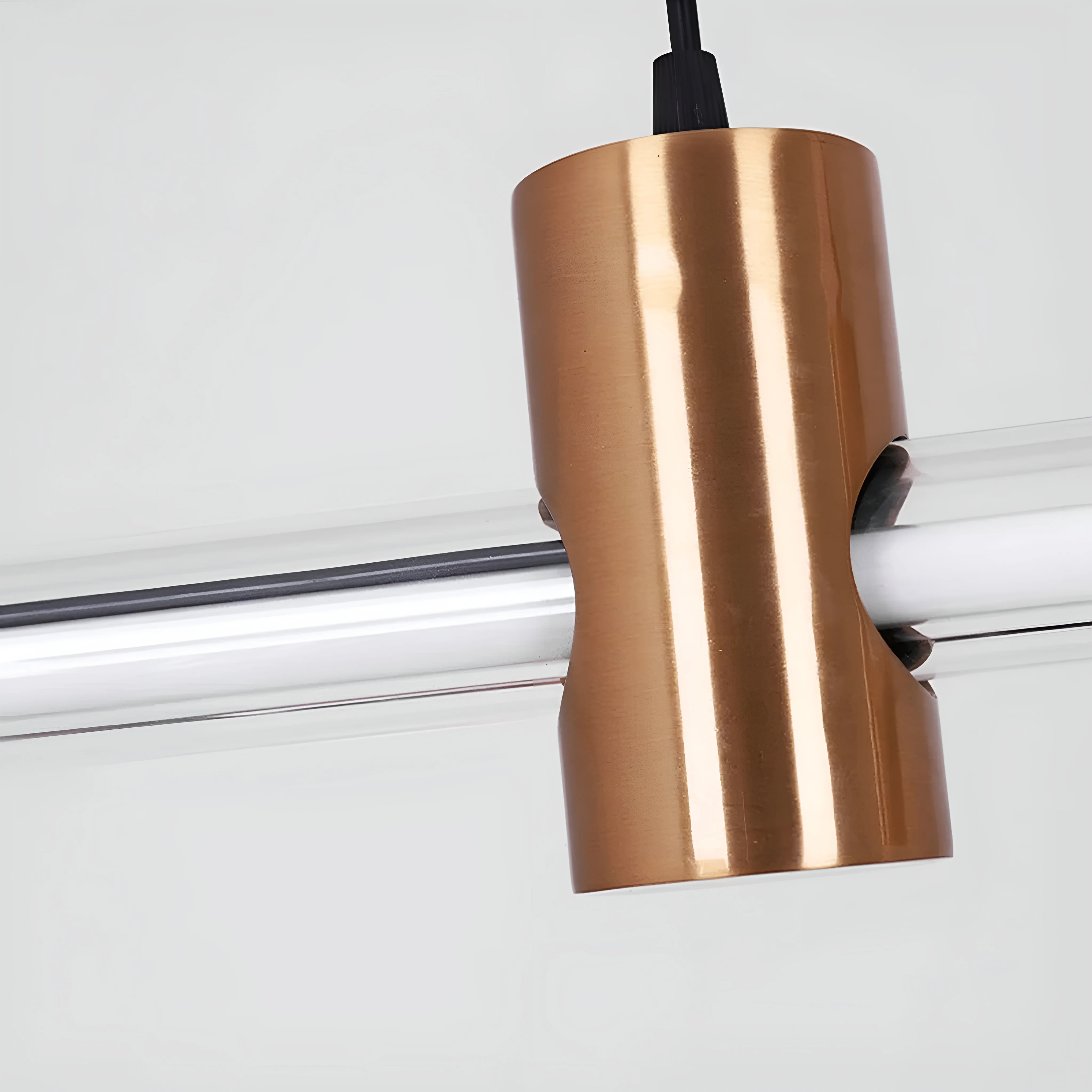 Ruti | Minimalistic Stylish Gold Copper Chandelier