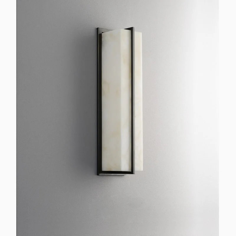Modern Marble Wall Lamp in Minimalistic Style for Courtyard, Outdoor