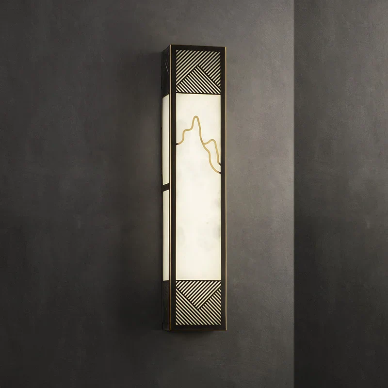 Modern Wall Lamp in New Japanese Style for Living Room, Bedroom