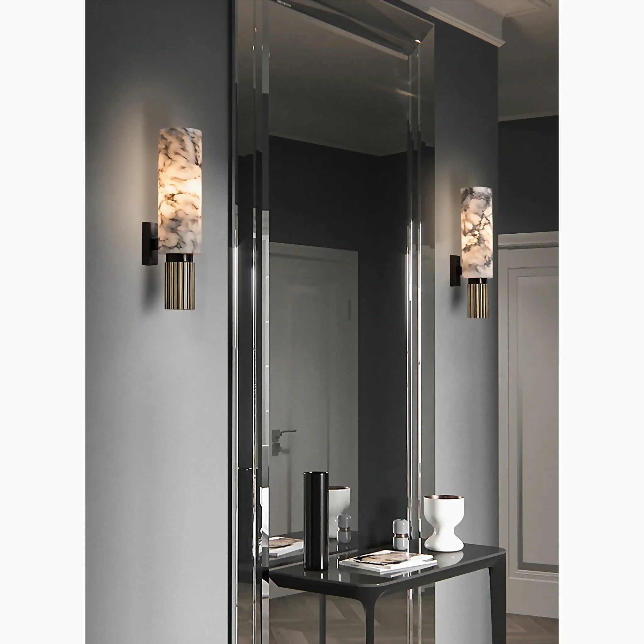 Allai | Luxury Modern Natural Marble Wall Sconce