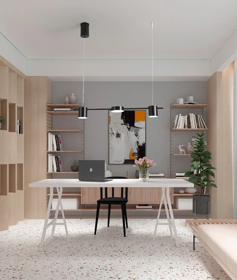 Seranon Minimalistic Black/Gold Pendant Lamp