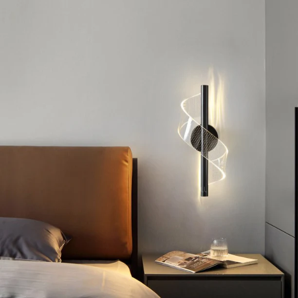 Modern Acrylic Wall Lamp in Royal Style, Living Room, Bedroom