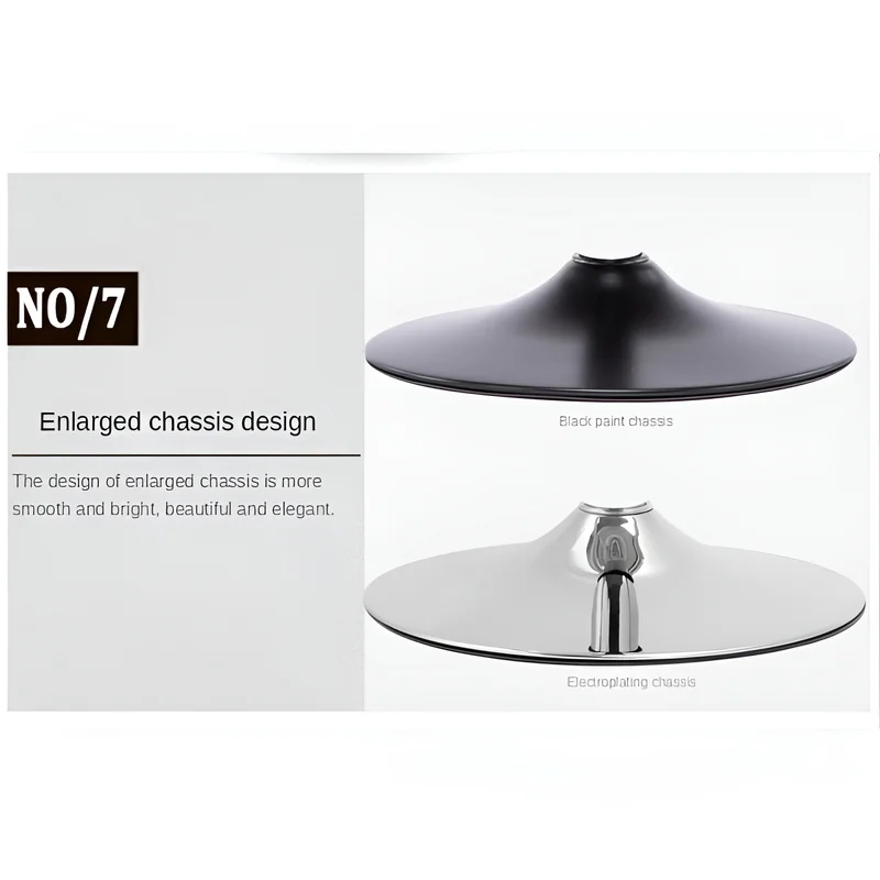 Minimalistic Black Leg Leather Bar Chair