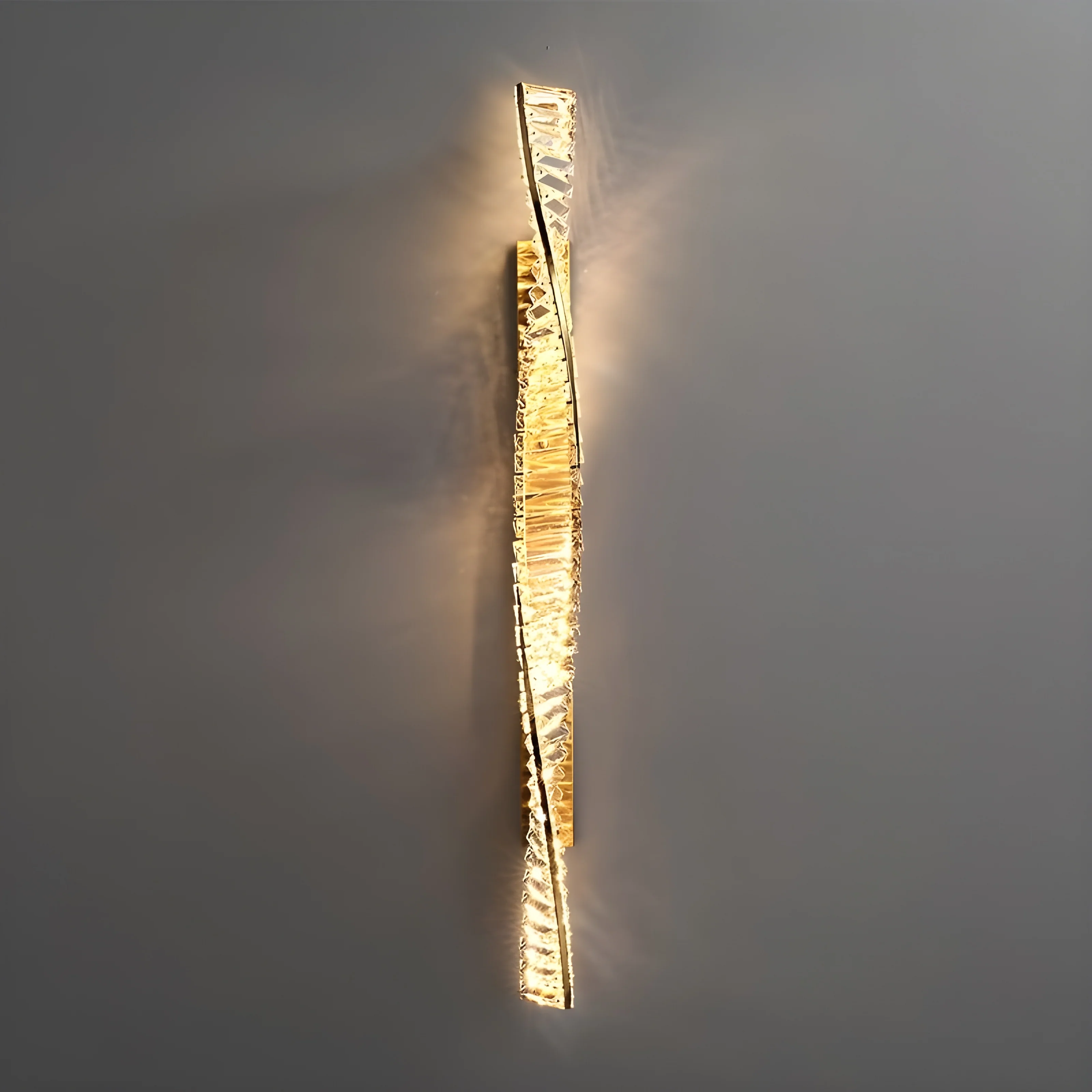 Luxury LED Crystal Wall Light in a Nordic Style for Living Room, Bedroom