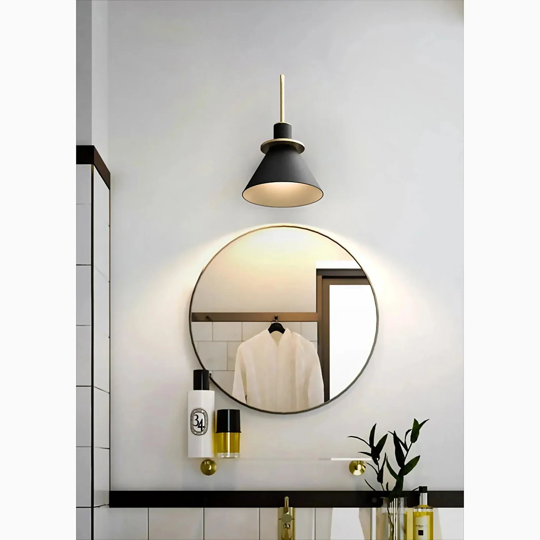 Alliste | Modern Nordic Wall Sconce With Rotary Switch