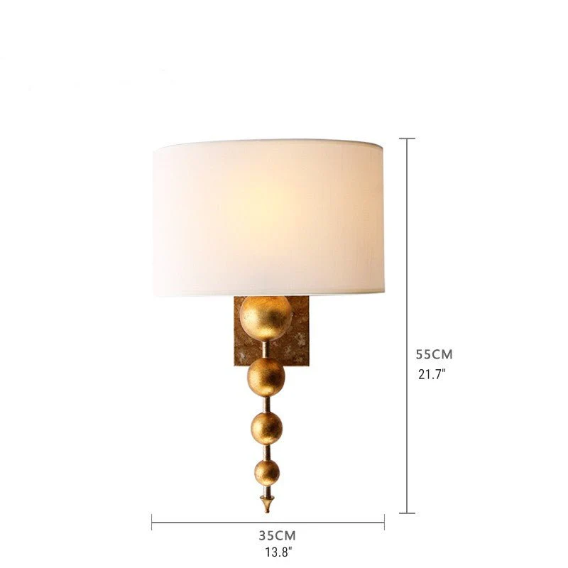 Luxury Wall Lamp in Retro Craft Style for Living Room, Bedroom