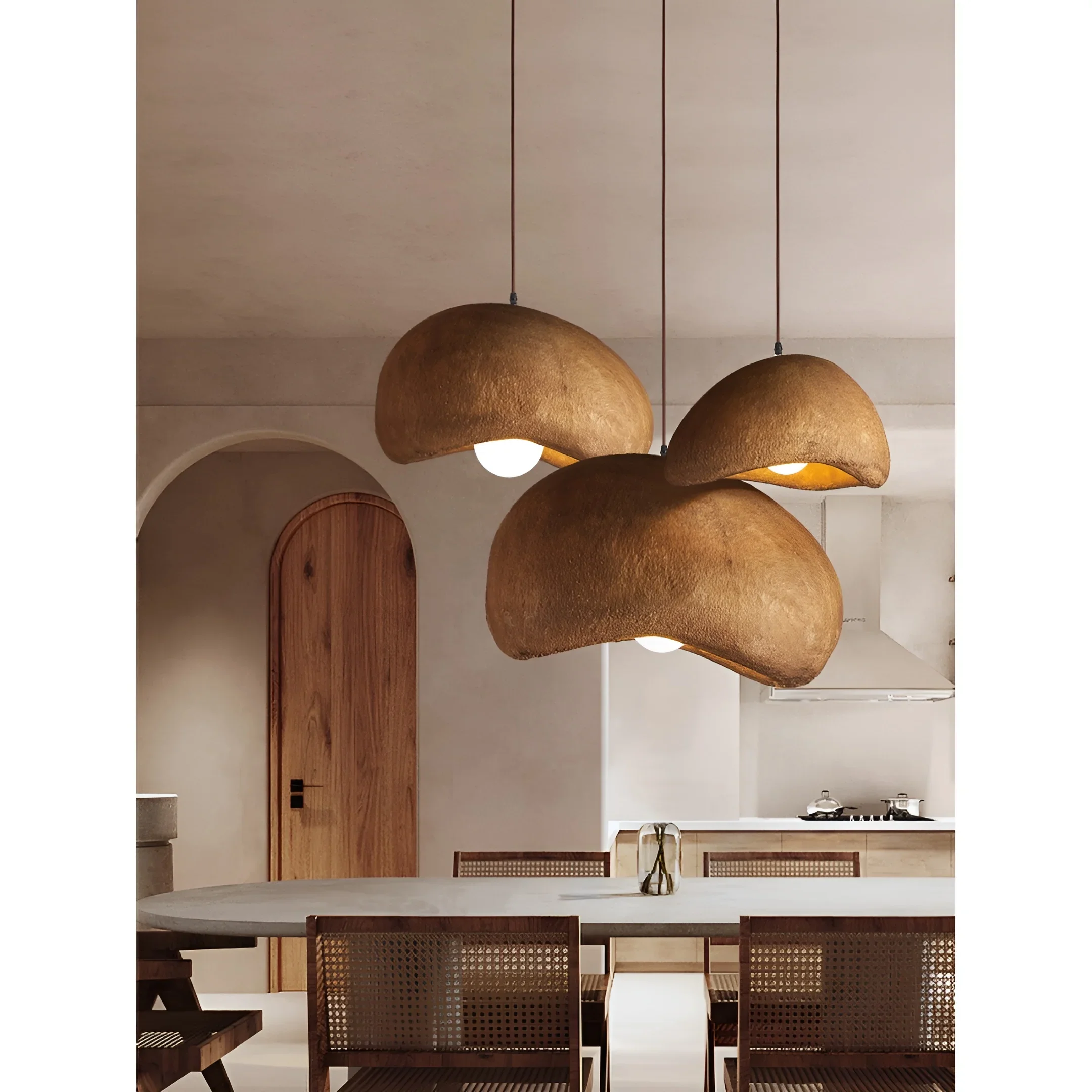 Wabi-Sabi Cloud Pendant Lamp for Dining Room, Living Room, Restaurant