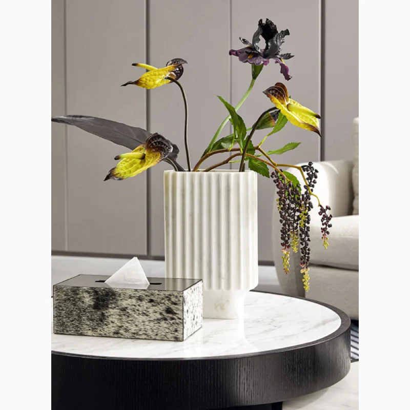 Minimalist Modern Marble Flower Vase For Home