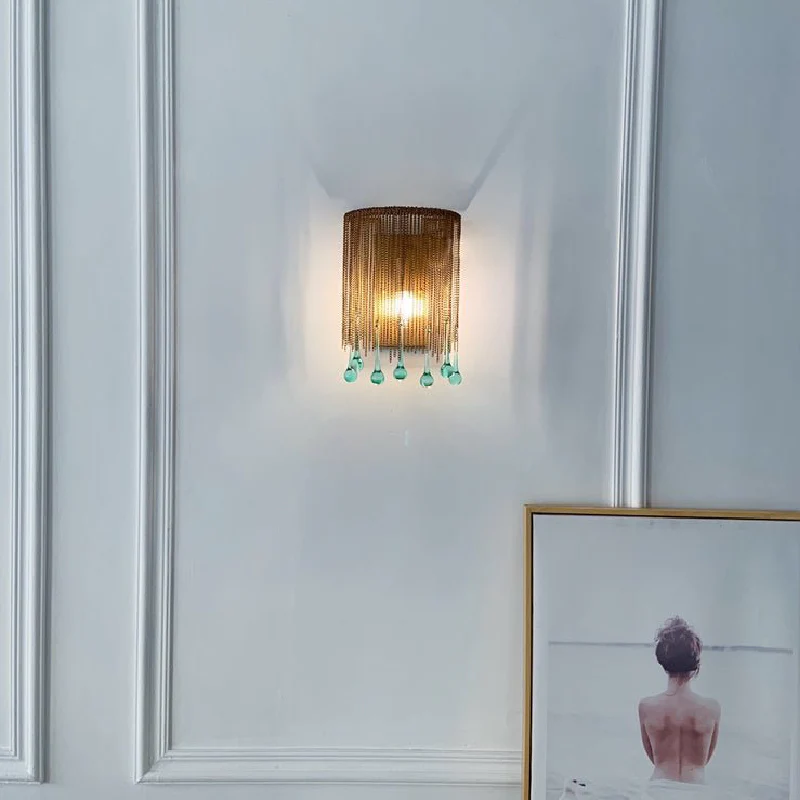 Luxury Wall Lamp in American Retro Style, Living Room, Bedroom