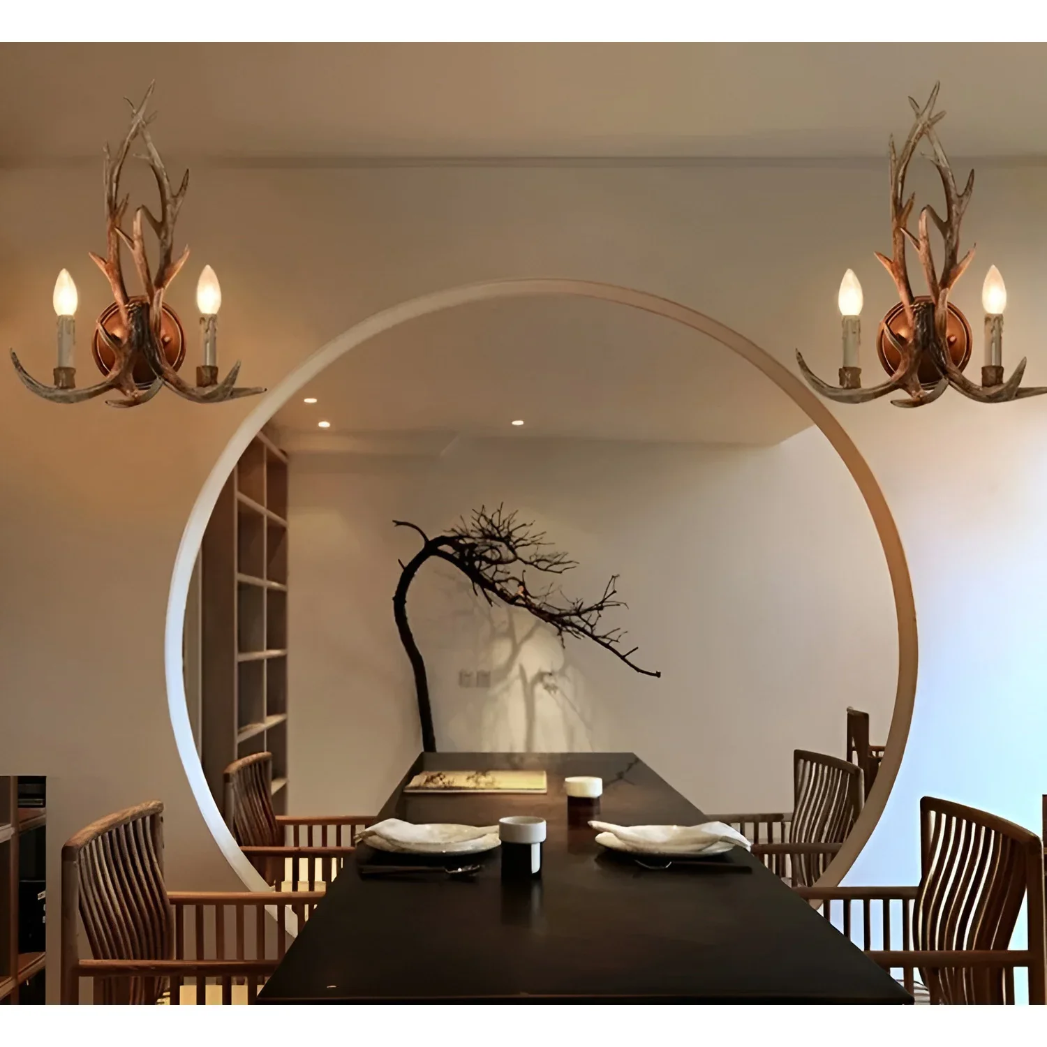 Creative Wall Lamp in the Shape of the Antlers for Restaurant, Bar