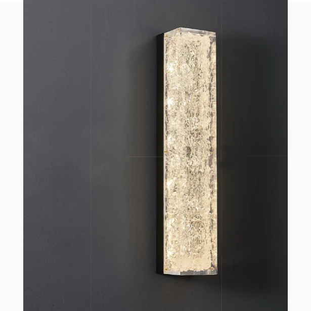 Modern Crystal Wall Lamp in Minimalistic Style for Bedroom, Living Room