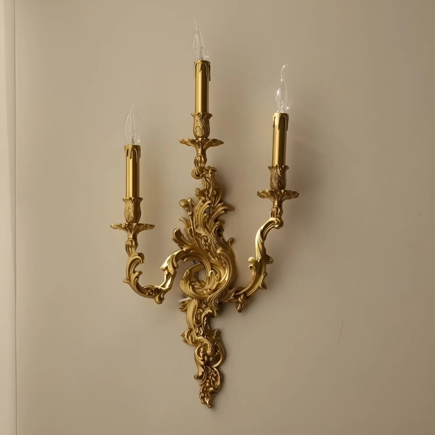 Luxury Wall Lamp in the Classic French Style, Living Room, Bedroom