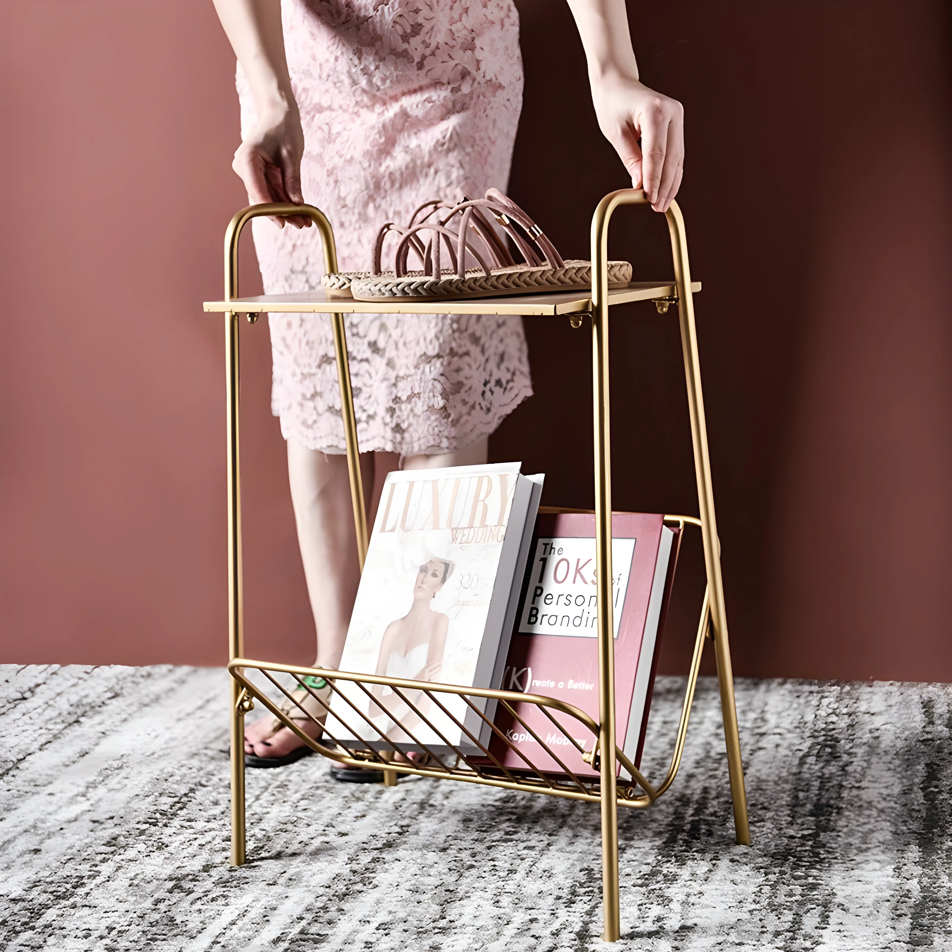 Multifunctional Creative Coffee Table Made of Iron