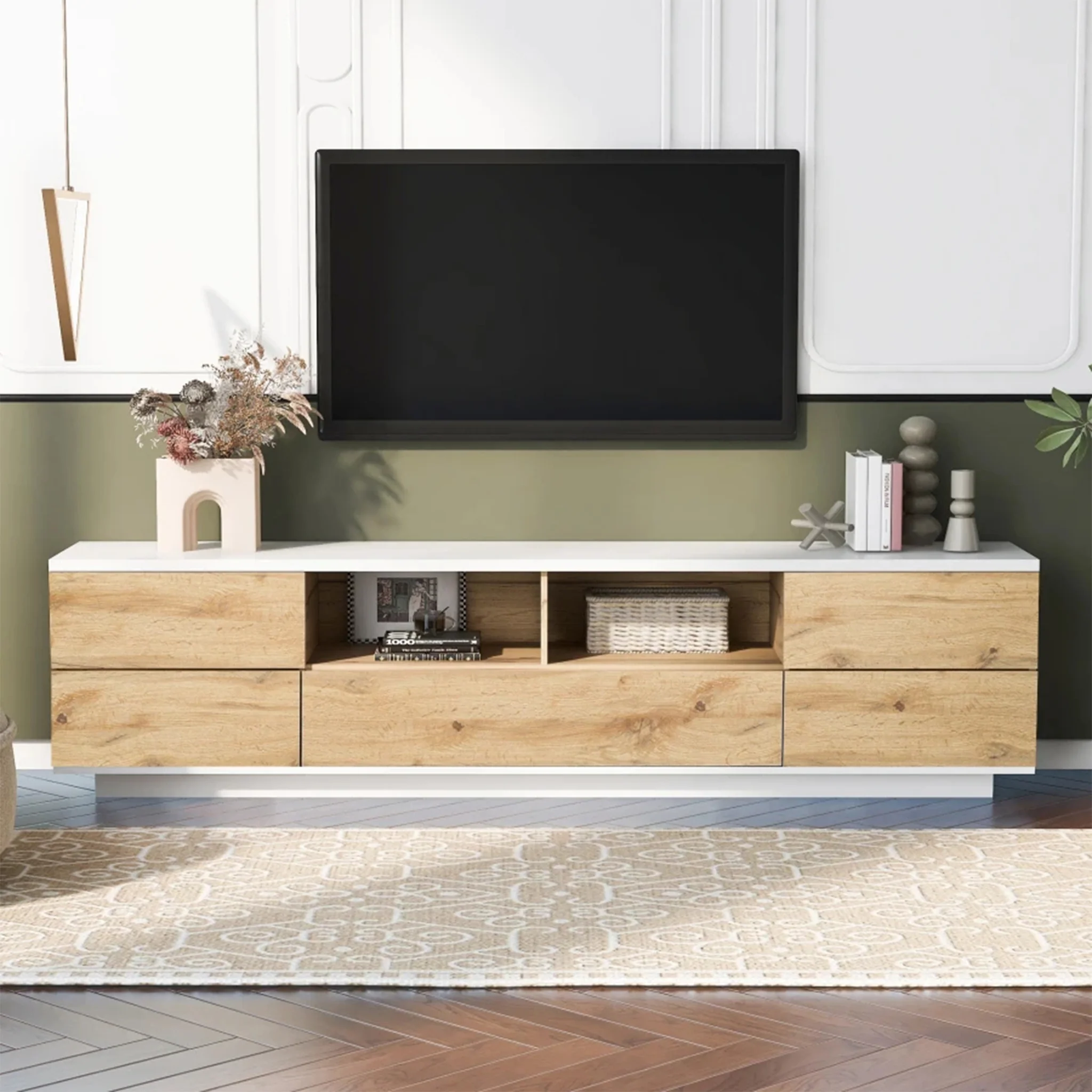 Don | Natural Design Wooden TV Stand