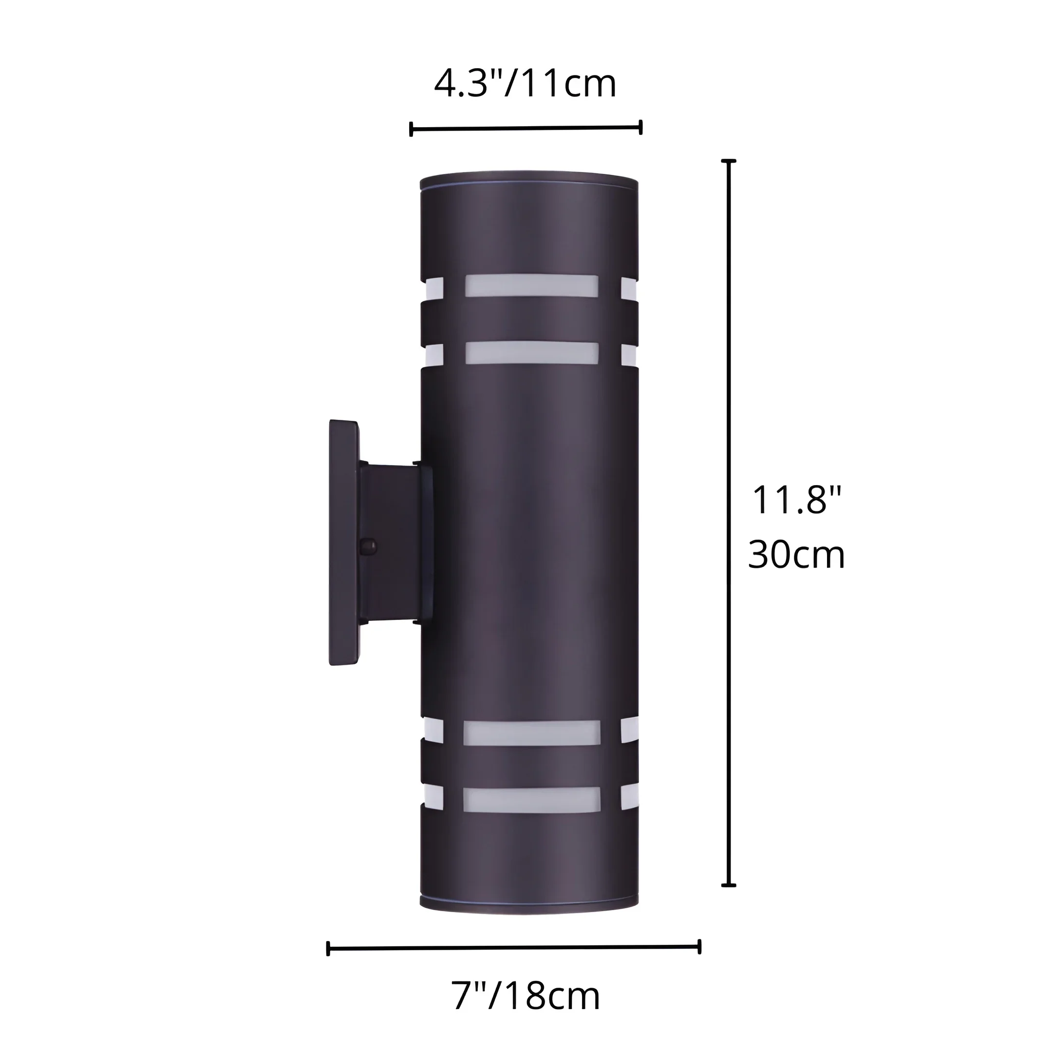 Smart Outdoor Wall Light - Auto Sensor Dual-Beam Fixture